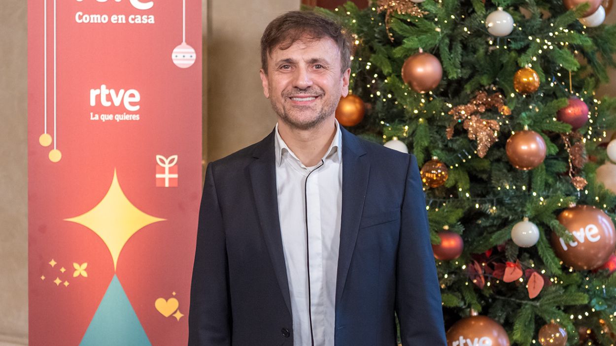 José Mota en la presentación de la programación navideña de TVE. TVE