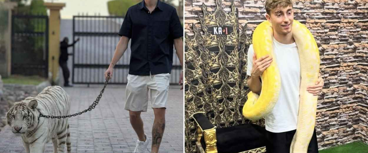 Tigres, lujo y redes sociales: la Navidad más polémica de Huijsen y Carreras