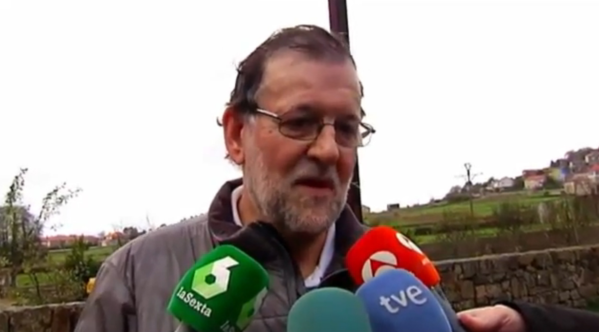 Rajoy responde sobre el Yak-42 desde Pontevedra