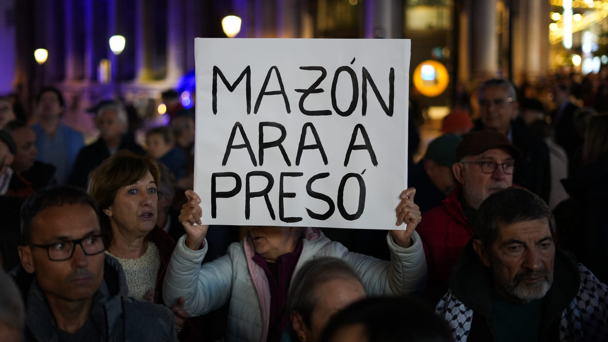 Manifestación contra la gestión del Consell valenciano con la DANA. EP.
