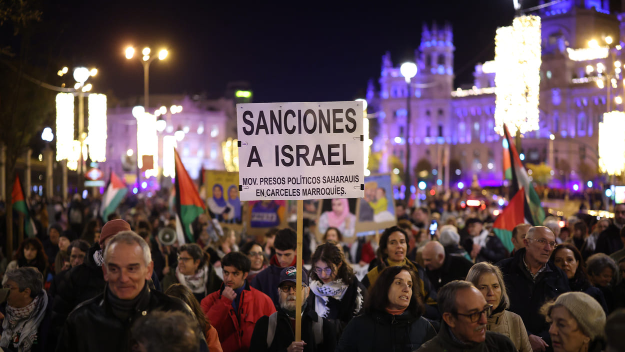 Manifestación por el fin del genocidio de Israel sobre Palestina. EP.