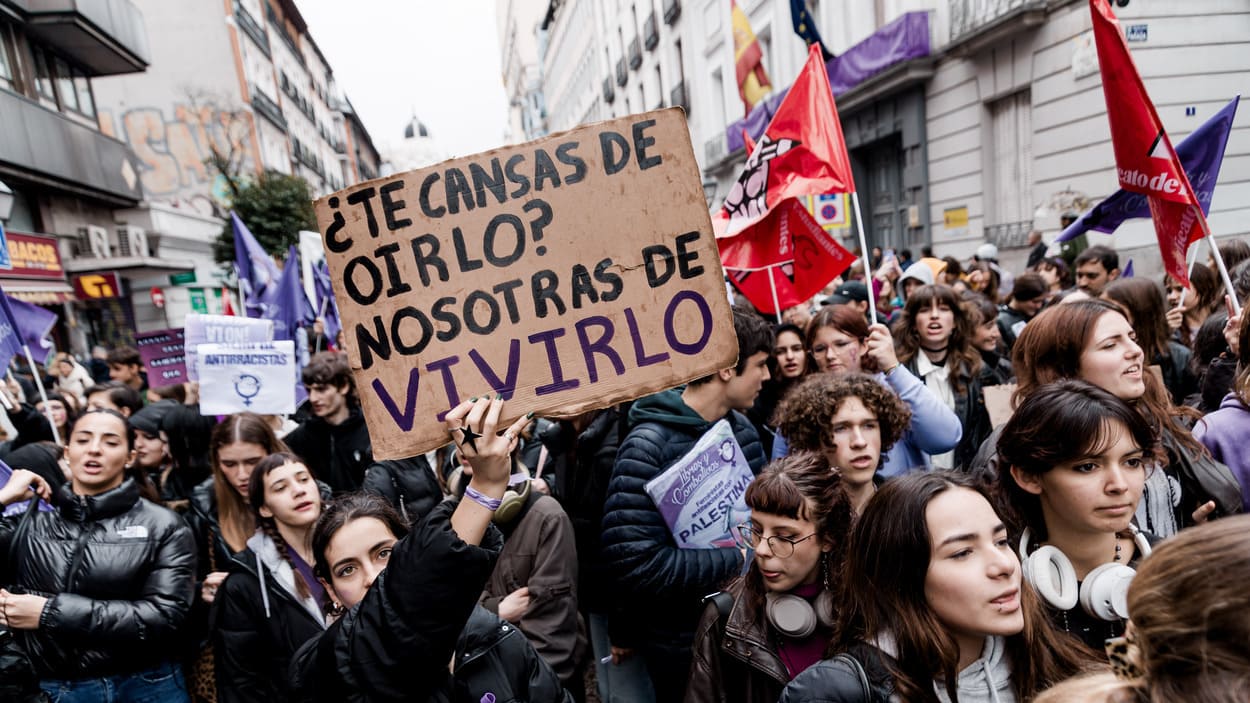 Manifestación feminista del 8M. EP.