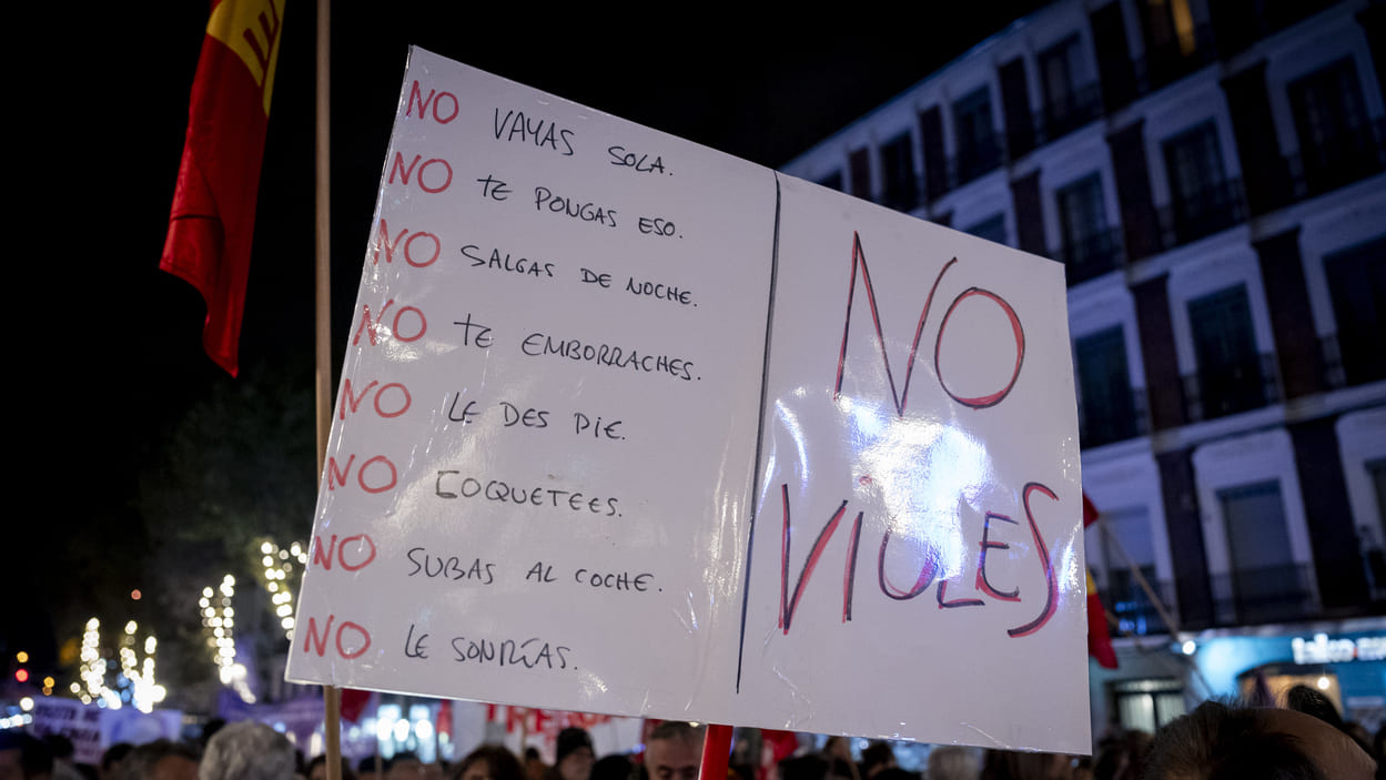Manifestación por el 25N. EP.