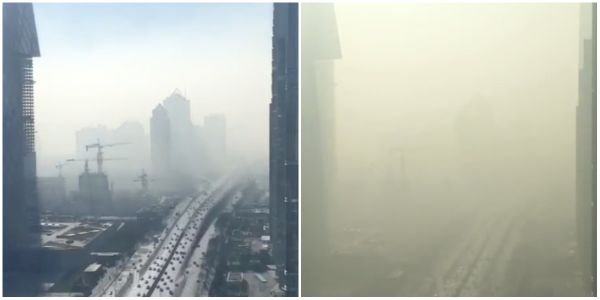 La polución devora Beijing en 10 segundos