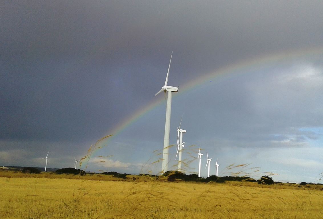 parque eólico de Iberdrola en La Muela