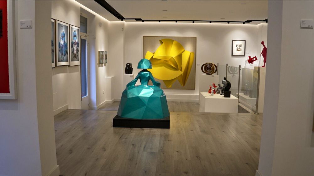 Galería de María Porto en la calle Villanueva de Madrid. (Foto: Jesús Olmedo) Galería de María Porto en la calle Villanueva de Madrid. (Foto: Jesús Olmedo)