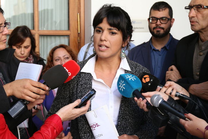Teresa Rodríguez, coordinadora andaluza de Podemos.