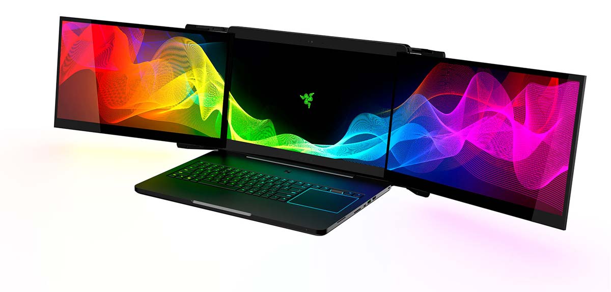 Razer presenta ‘Project Valerie’, su portátil multimonitor