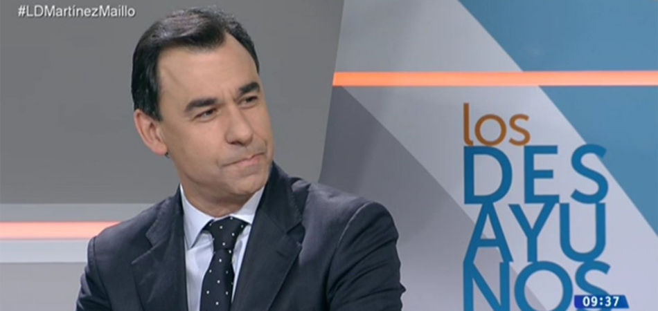 El vicesecretario de Organización del PP, Fernando Martínez Maillo, en 'Los Desayunos' de TVE