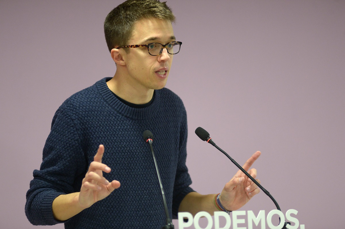El secretario político de Podemos, Pablo Iglesias