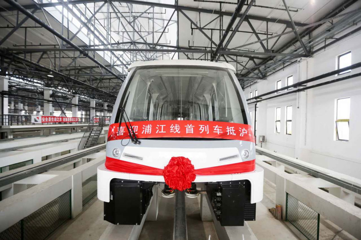 El Bombardier Innovia APM 300 que recorrerá la línea 8 del metro de Shanghai