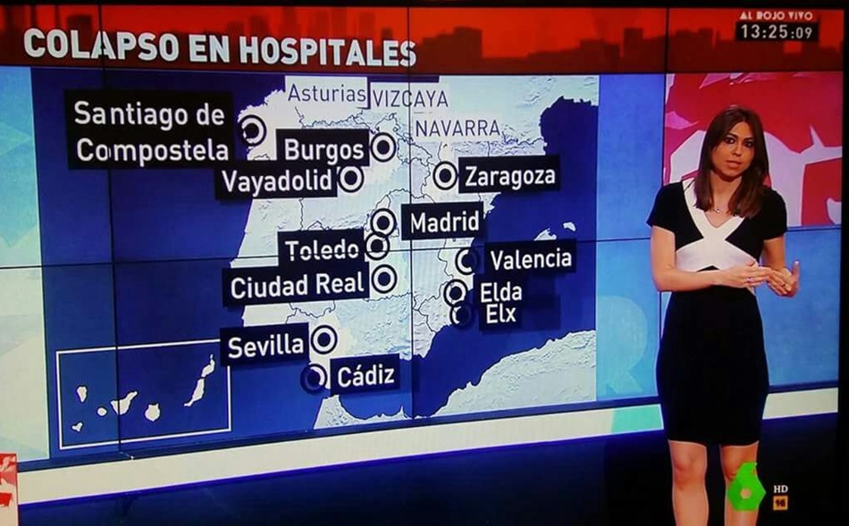 Captura de pantalla del error cometido en Al Rojo Vivo, por el que ya se han disculpado.