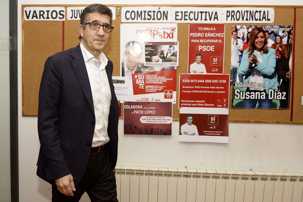 El exlehendakari y candidato en las primarias del PSOE, Patxi López.