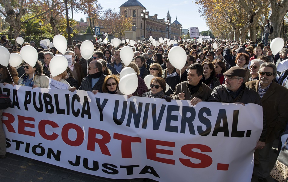 Manifestación por la sanidad pública