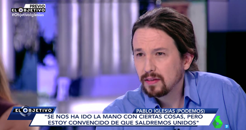 Pablo Iglesias entrevistado por Ana Pastor en 'El Objetivo'