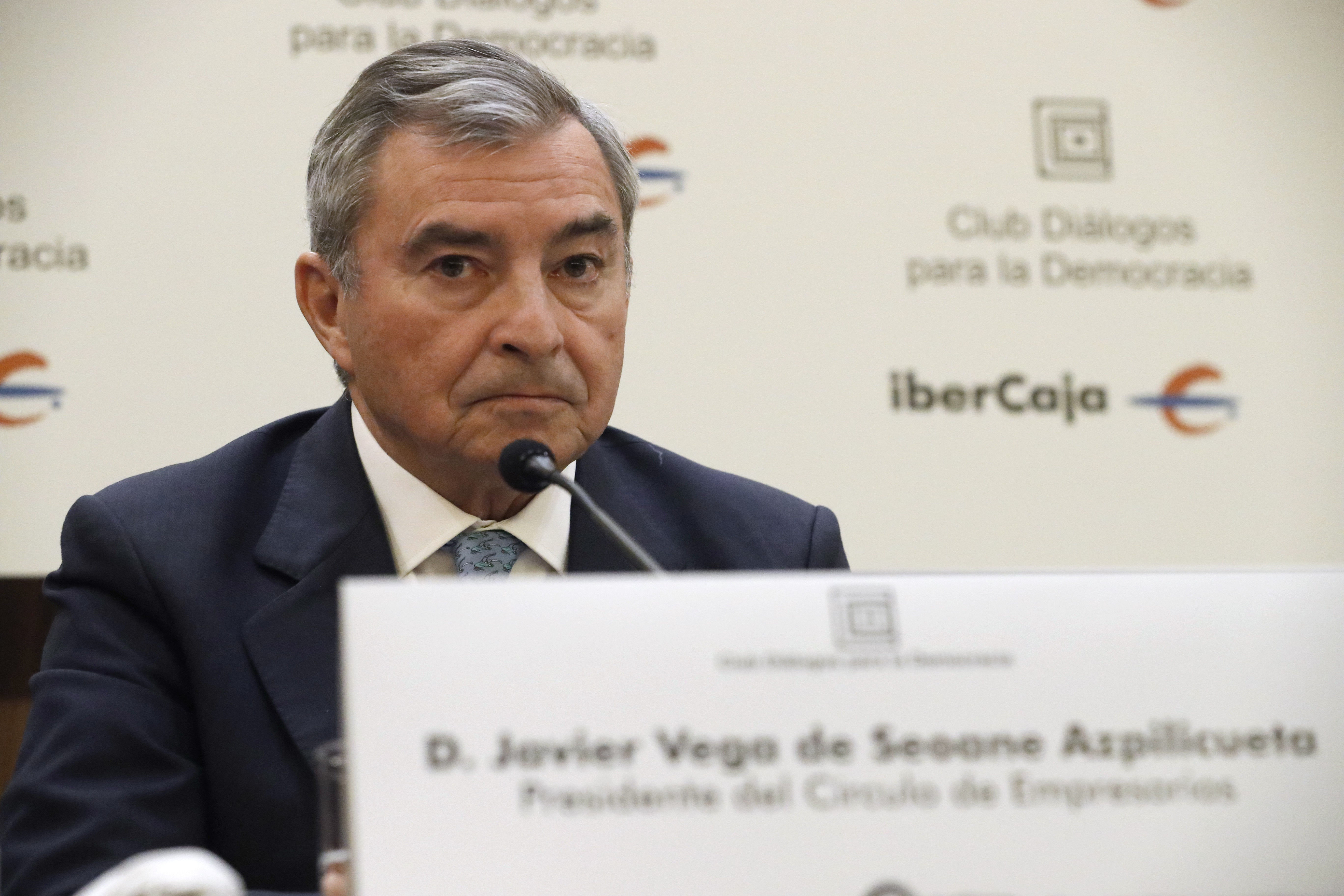 El presidente del Círculo de Empresarios, Javier Vega de Seoane