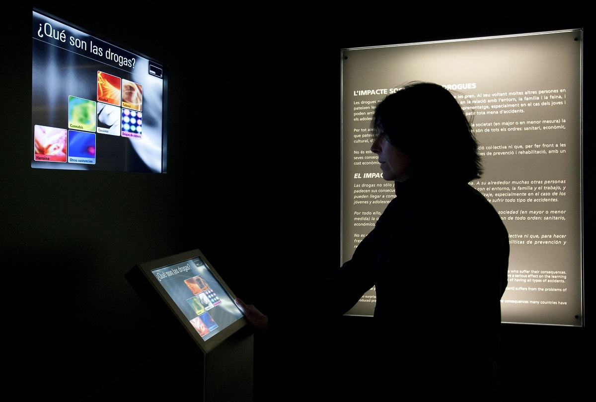 Exposición sobre las drogas y el cerebro