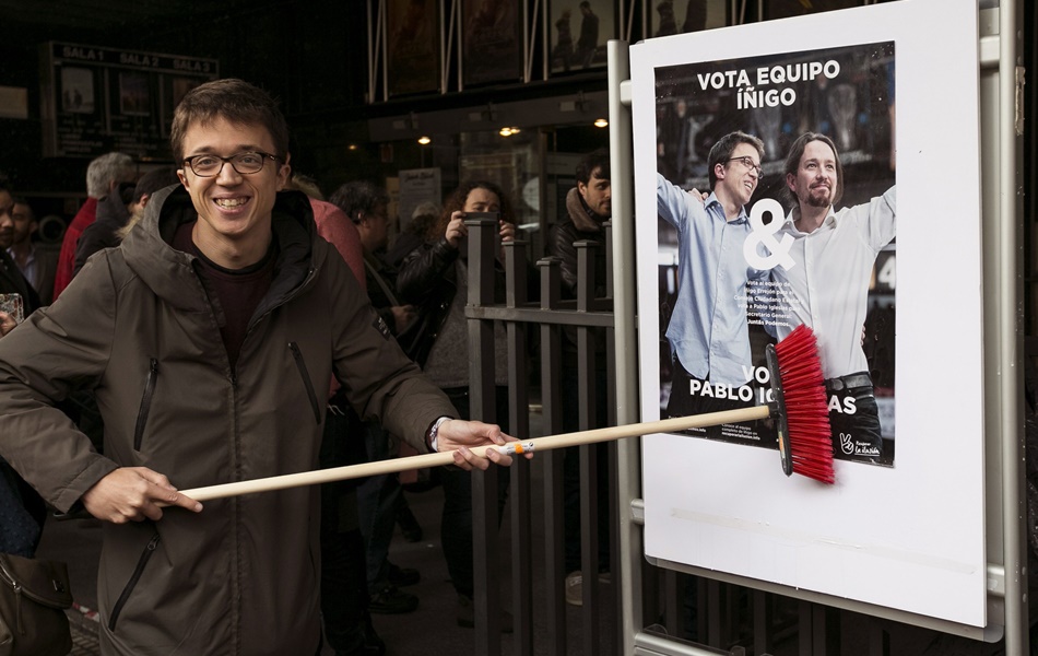 Íñigo Errejón este sábado en Madrid durante la presentación de su candidatura para el Consejo Ciudadano. 