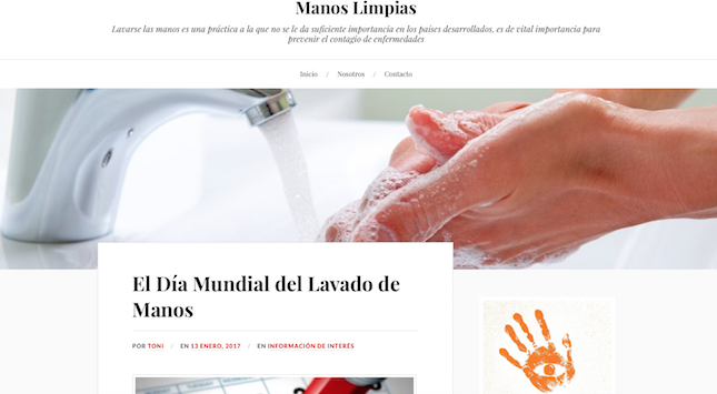 Nueva página web de Manos Limpias. 
