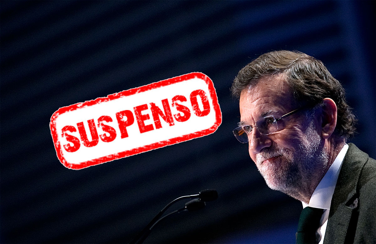 Mariano Rajoy Suspenso