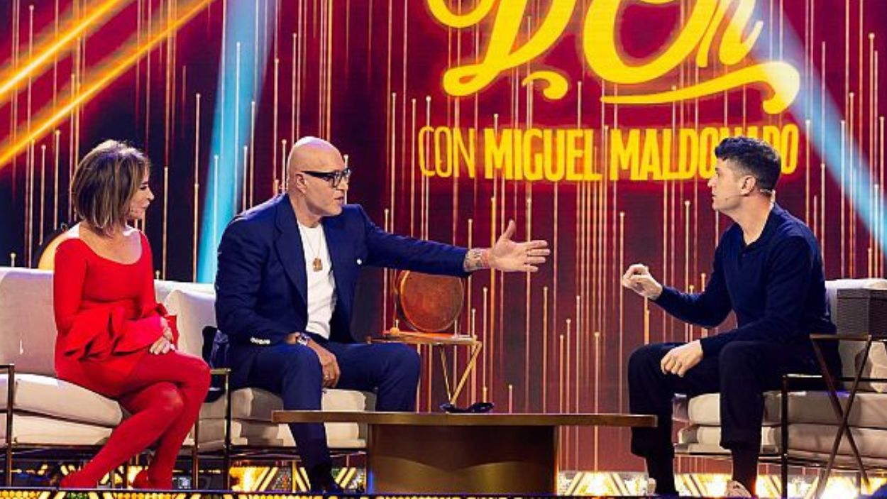 María Patiño y Matamoros con Miguel Maldonado en La 2. TVE