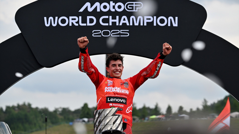 Marc Marquez tras coronarse como campeón del mundo| EP Marc Marquez tras coronarse como campeón del mundo| EP