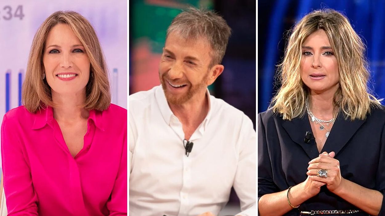 Silvia Intxaurrondo, Pablo Motos y Sandra Barneda.