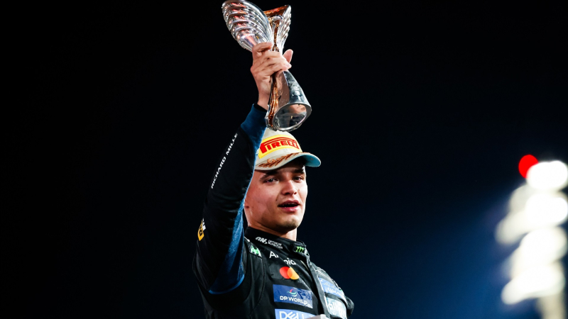 Lando Norris celebrando el campeonato del mundo| EP Lando Norris celebrando el campeonato del mundo| EP