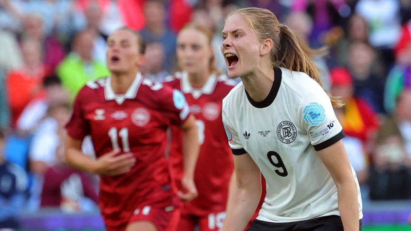 Alemania contra Dinamarca| @UEFA Alemania contra Dinamarca| @UEFA