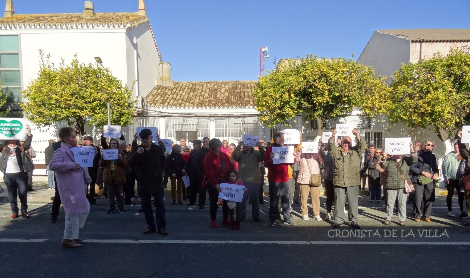 Movilización en Castilleja del Campo (Sevilla)