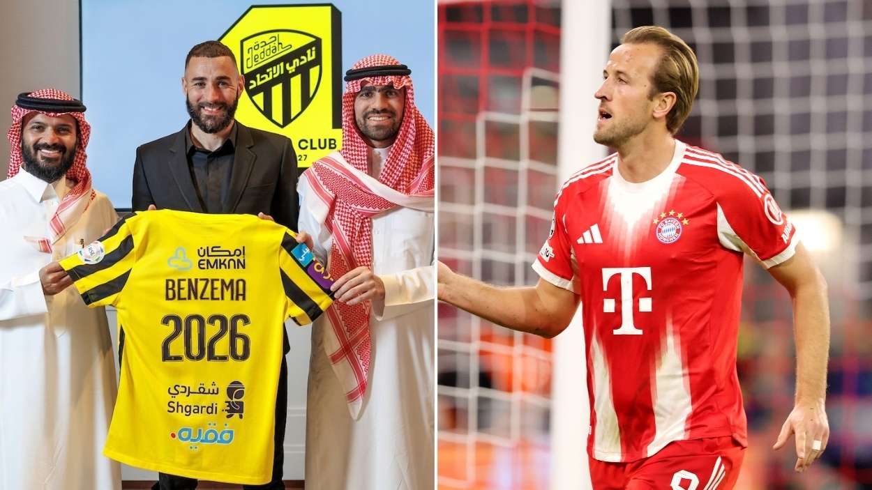 Mientras Karim Benzema gana 100 millones de euros en el Al Ittihad, esto es lo que cobra Harry Kane en el Bayern Münich.  EP