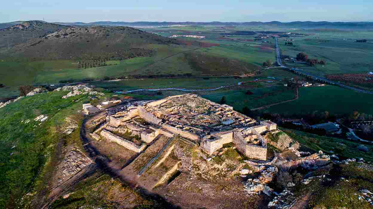 Imagen del yacimiento de Alarcos, donde se encuentran los terrenos adquiridos por el Ayuntamiento de Ciudad Real. JCCM.