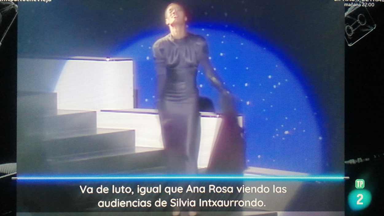 Uno de los rótulos del especial de 'Cachitos' de Nochevieja