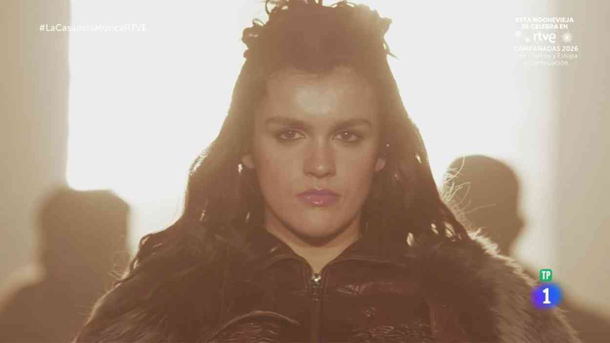 Amaia Romero durante su actuación en ‘La casa de la música’. RTVE