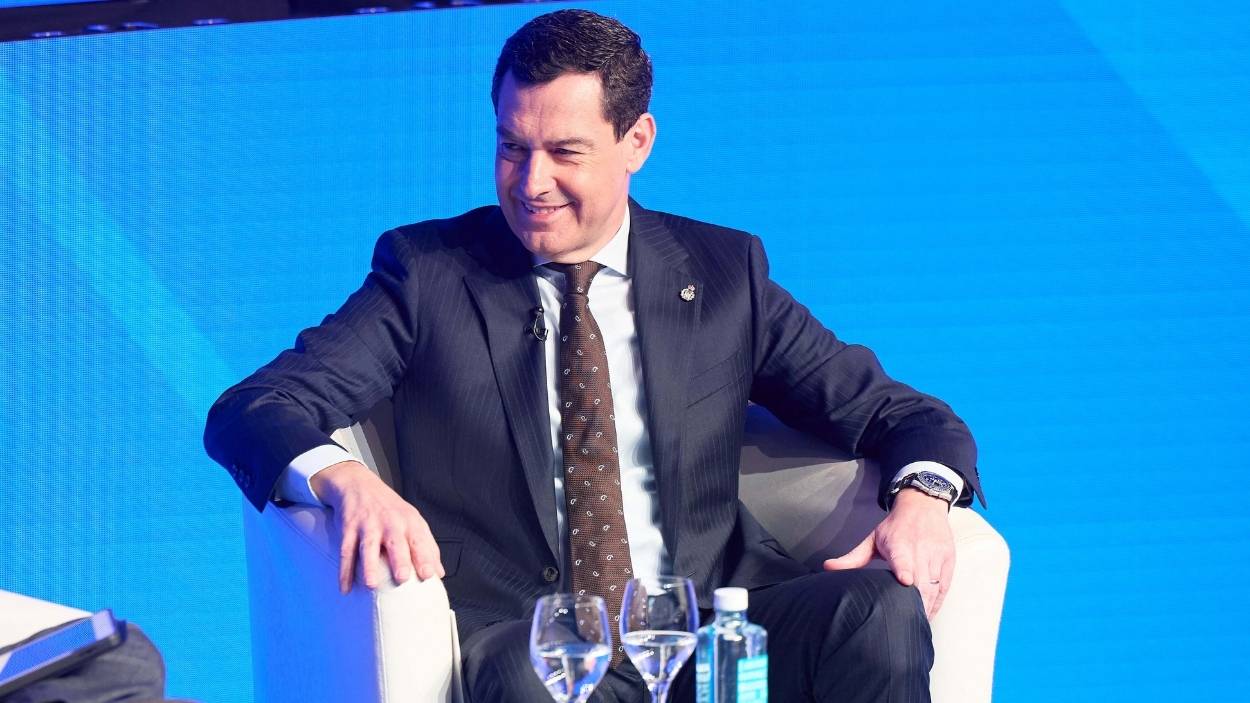 El presidente de la Junta de Andalucía, Juan Manuel Moreno Bonilla. EP.