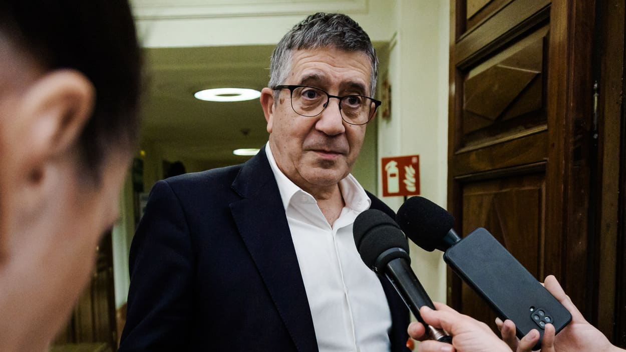 El portavoz del PSOE en el Congreso, Patxi López. EP.