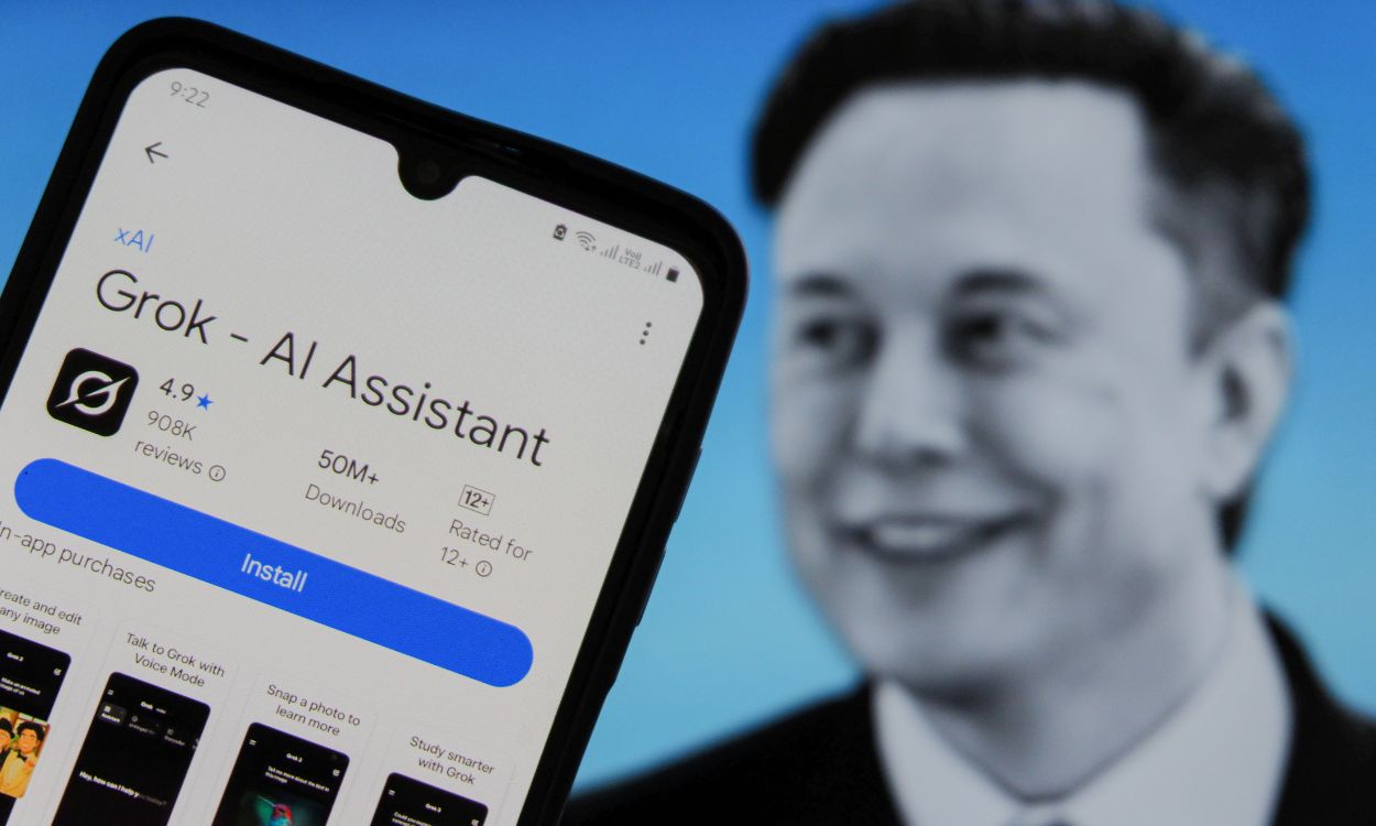 Grok, el asistente de Inteligencia Artificial de X. EP