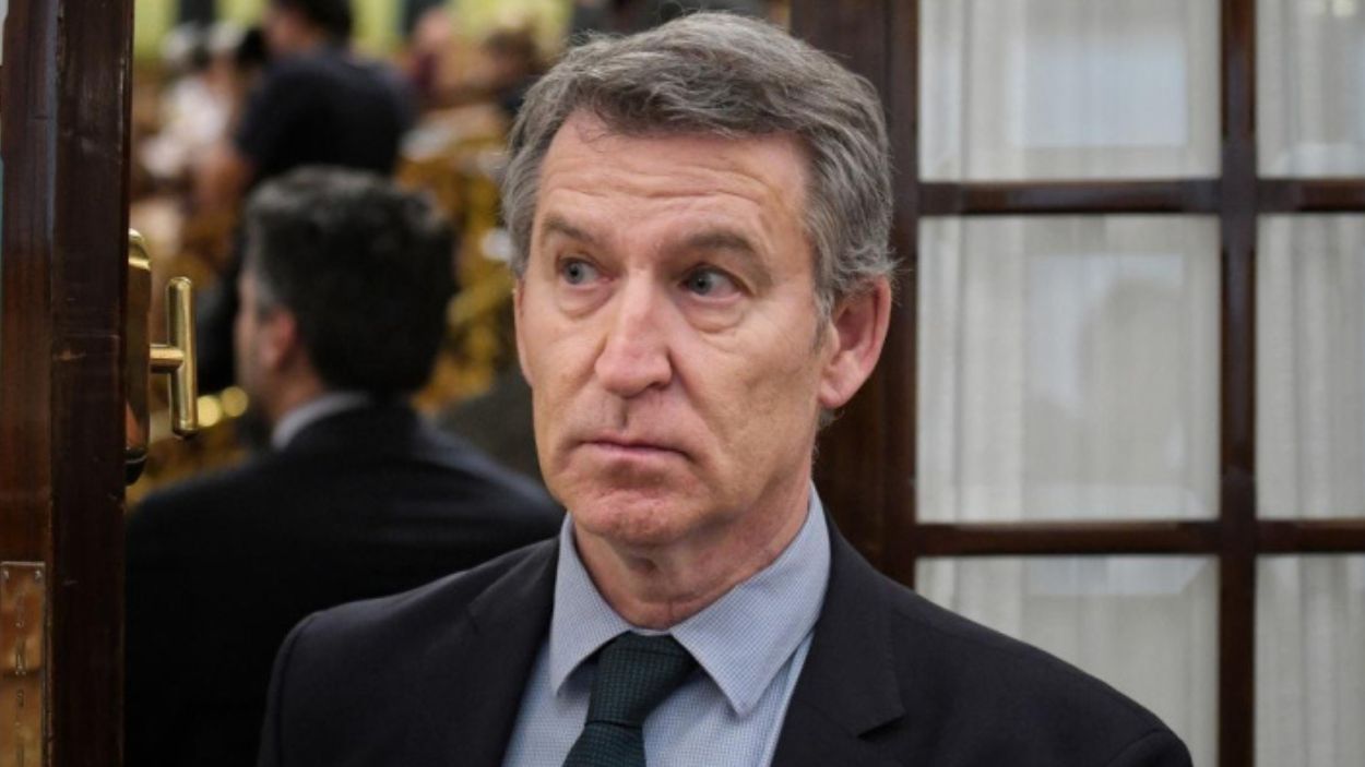 El presidente del Partido Popular (PP), Alberto Núñez Feijóo. EP.