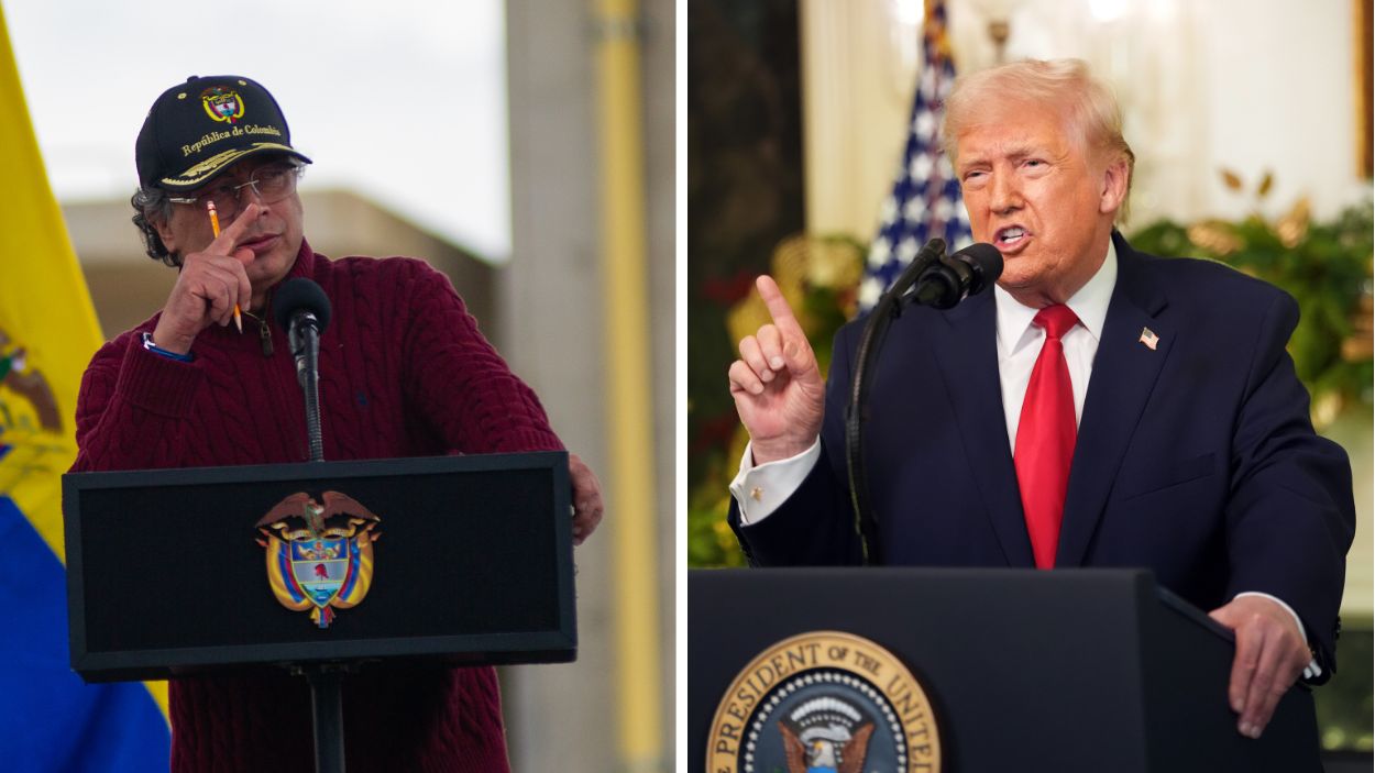 Trump llama enfermo a Petro y amenaza a Colombia con una invasión militar. 
