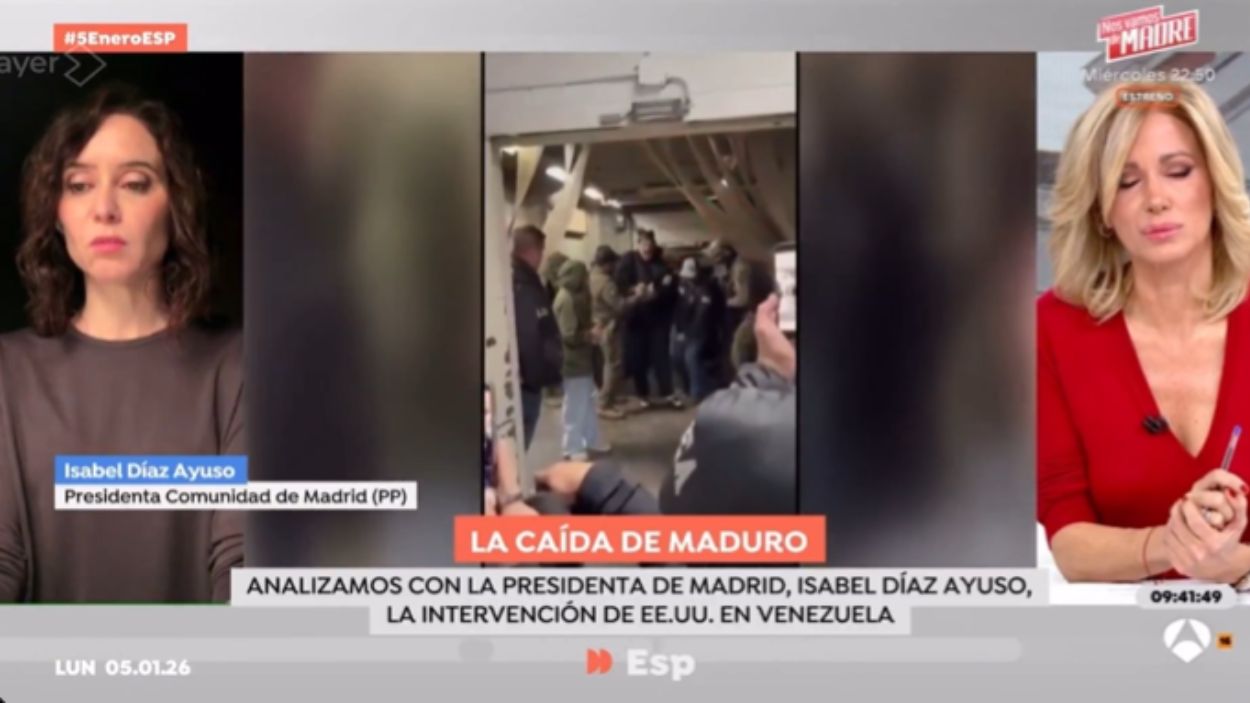 Isabel Díaz Ayuso en 'Espejo Público'. Atresmedia