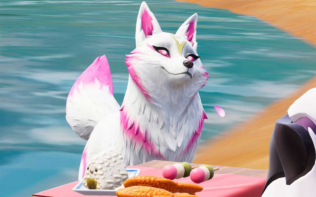 Kitsune, la mascota de Fortnite Capítulo 7
