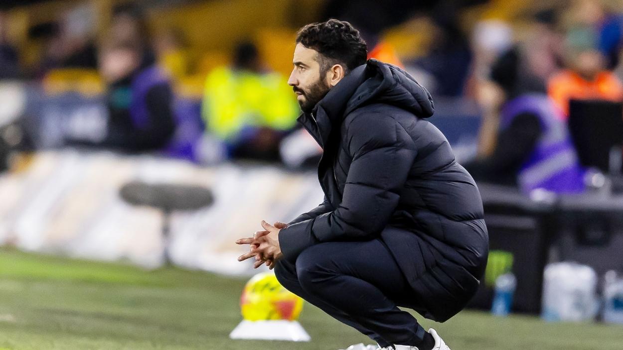 Ruben Amorim, durante un partido con el Manchester United. EP