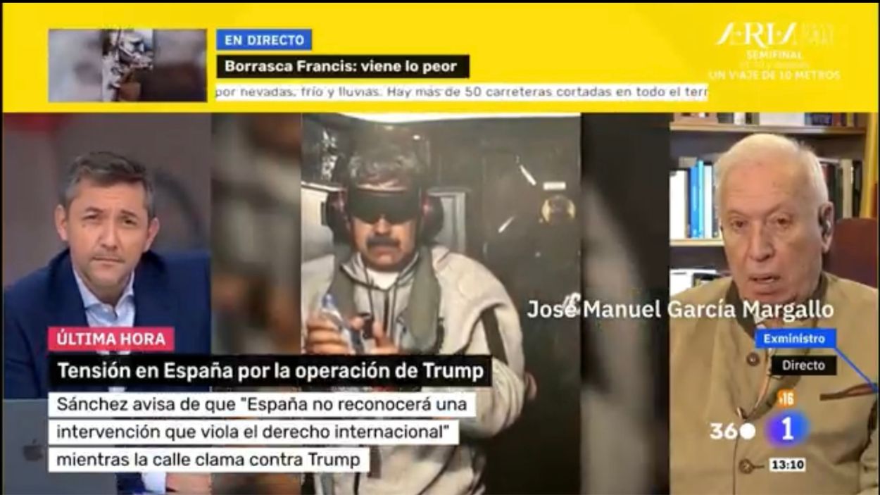 José Manuel García Margallo en 'Mañaneros 360'. TVE.