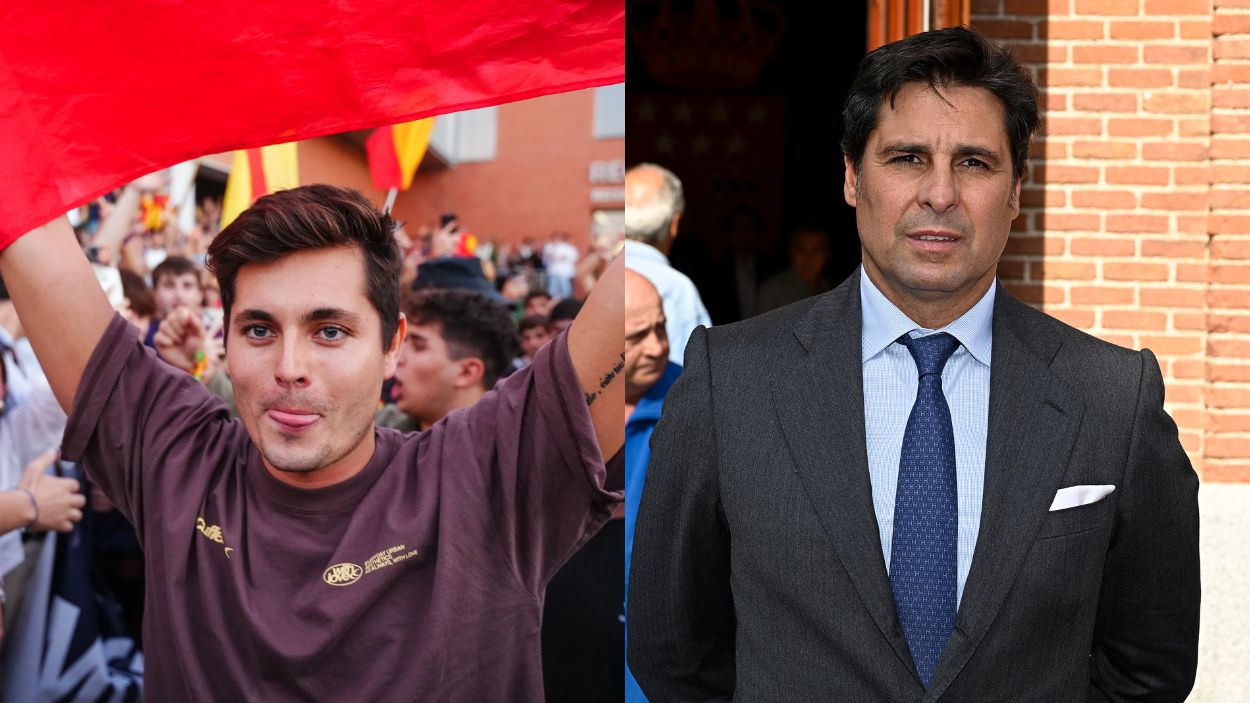 El seudo periodista Vito Quiles y Francisco Rivera. EP.