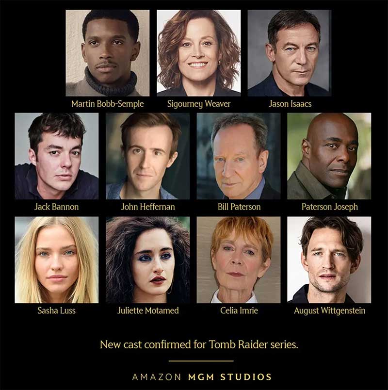 Reparto de la serie Tomb Raider Reparto de la serie Tomb Raider