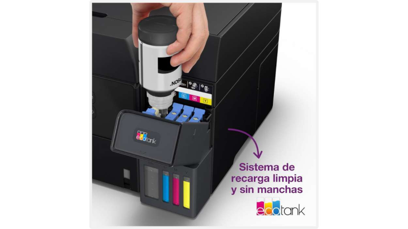 Sistema de carga de la impresora Epson