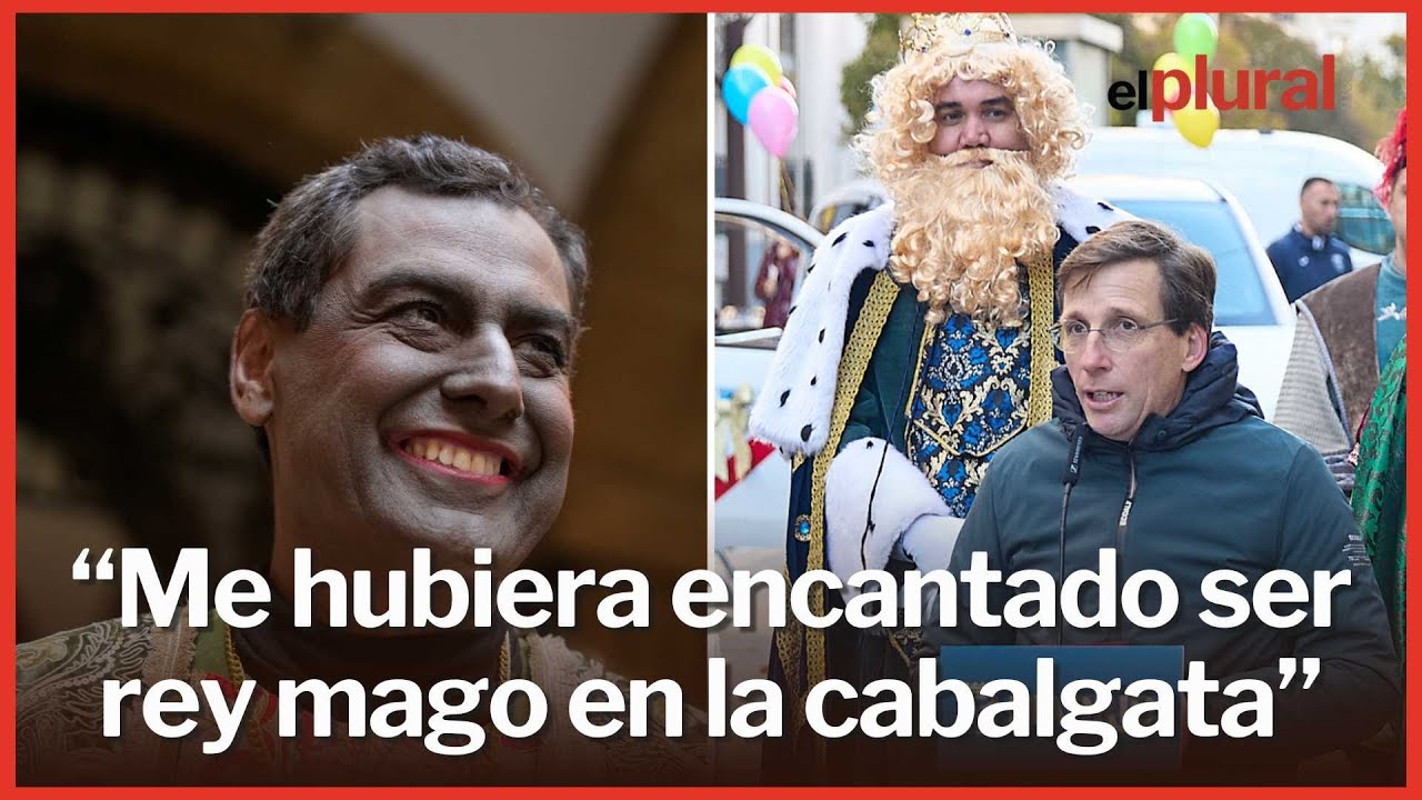 Almeida siente "envidia" de Moreno Bonilla por su papel como Baltasar en la Cabalgata Almeida siente "envidia" de Moreno Bonilla por su papel como Baltasar en la Cabalgata