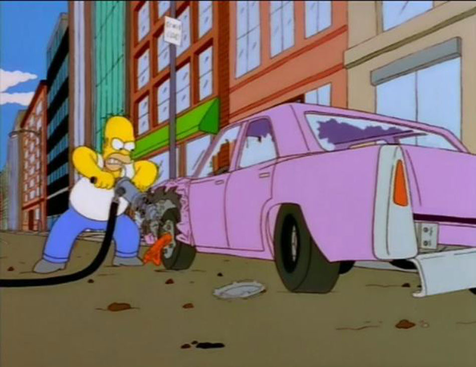 ¿Quieres saber qué coche conduce Homer Simpson?