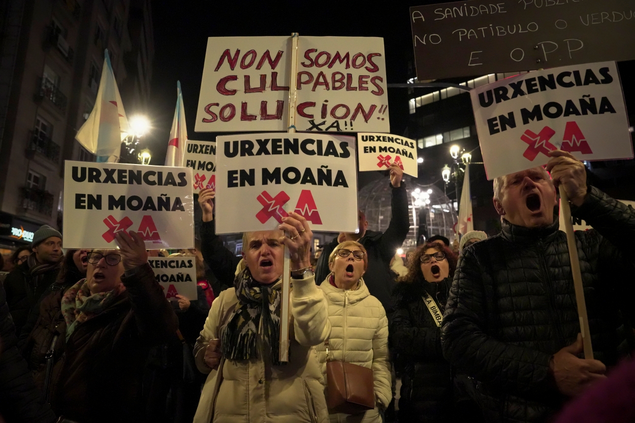 Imagen de una de las manifestaciones celebradas en los últimos meses a favor de la sanidad pública (Foto: Europa Press).