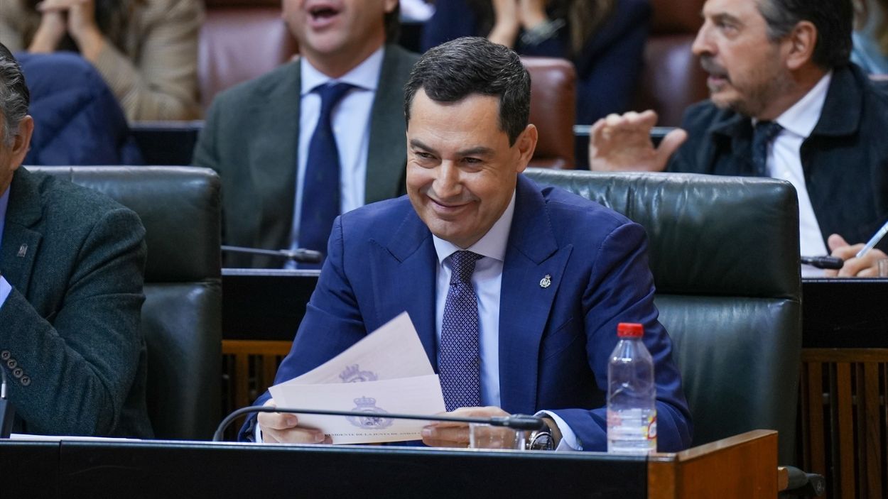 Presidente de la Junta de Andalucía en el Parlamento andaluz / EP